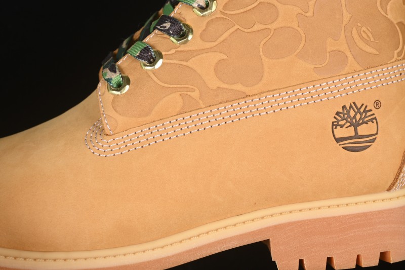 Timberland Bape Undefeated Triple Collaboration Limited Edition Waterproof Boots - TB0A1R7Y231