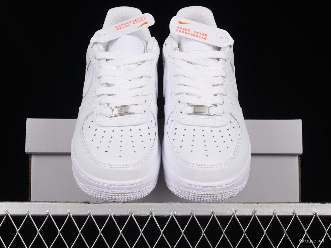 Nike Air Force 1 '07 Low Classic All-White Low-Top Casual Sneakers - CW2288-111