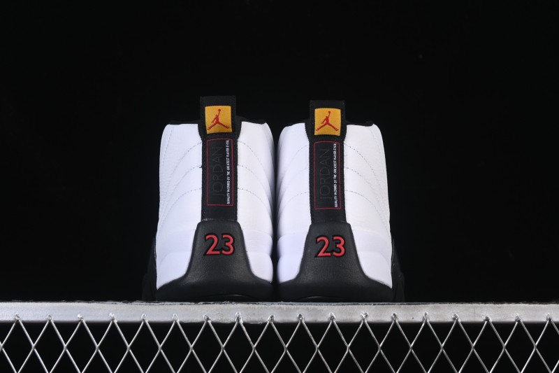 Nike Air Jordan 12 Retro Taxi Gold Buckle Basketball Shoes - CT8013-117