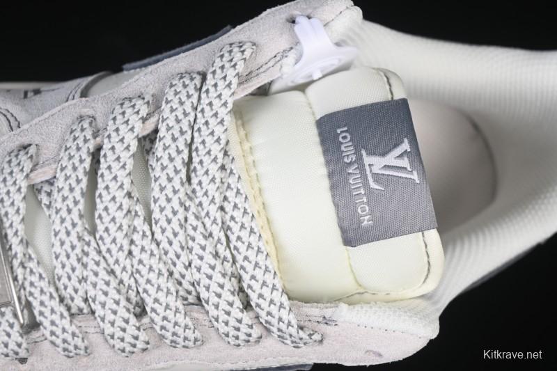 Nike Air Force 1'07 Low LV Collaboration Dual-Tone Gray Graffiti Casual Sneakers - CX5050-Y07