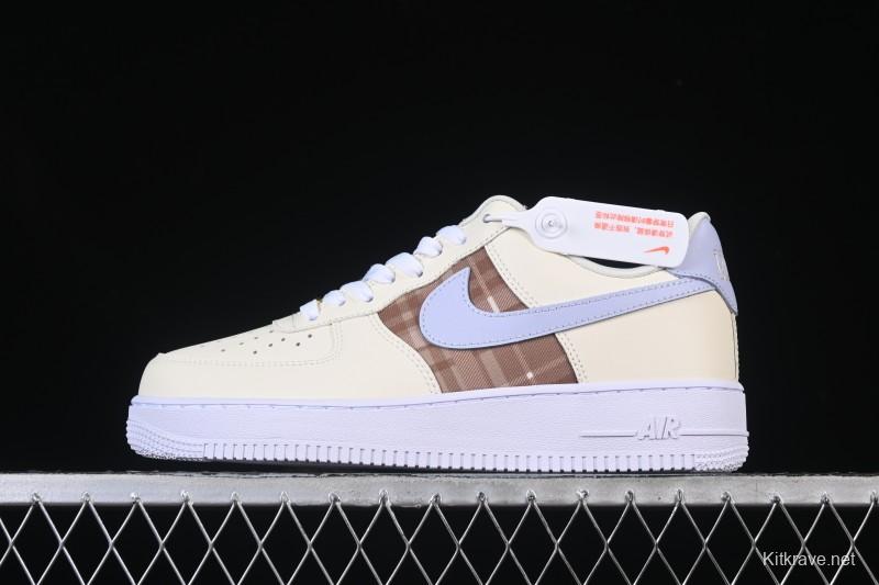 Nike Air Force 1'07 Low Casual Sneakers with Full-Length Air Cushion - IH7352-001