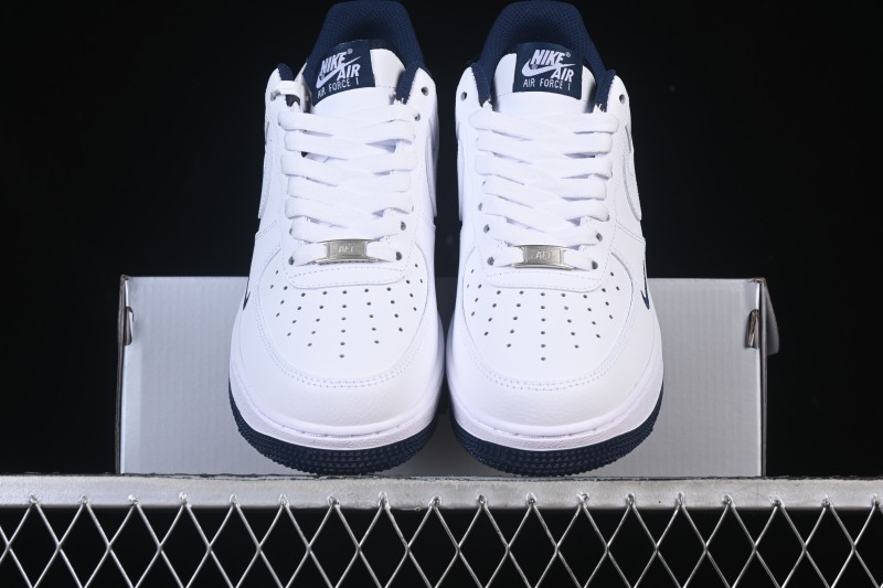 Nike Air Force 1'07 Low White Blue Casual Sneakers - ZH0316-119