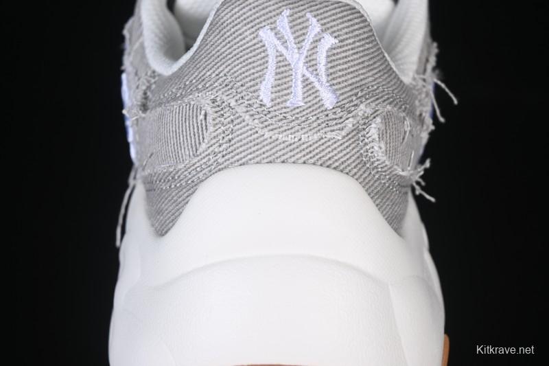 Adidas NY MLB Bigball Chunky Vintage Cursive Height-Increasing Platform Sneakers - 3ASHVT25N50GRL