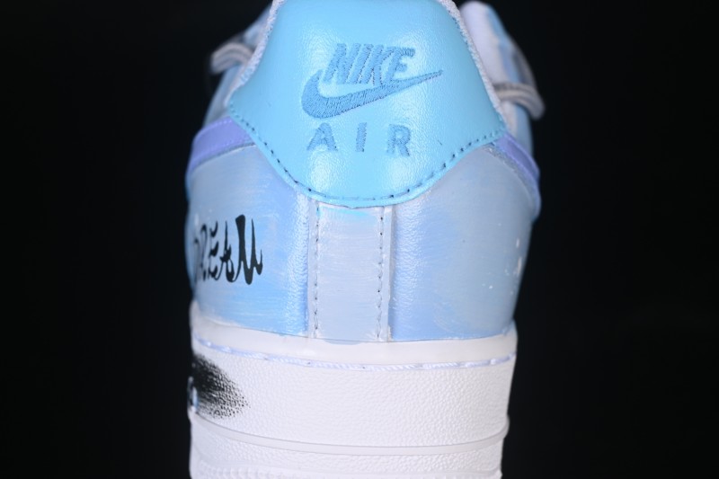 Nike Air Force 1'07 Low Chasing Dream Hand-Painted Graffiti Casual Sneakers - CW2288-101