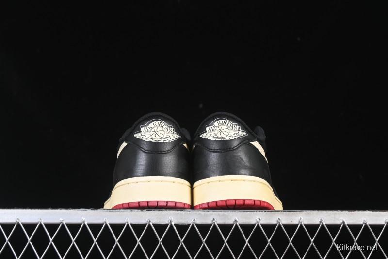 Nike Nigel Sylvester x Air Jordan 1 Low Lifestyle Casual Skate Shoes - IB8958-001