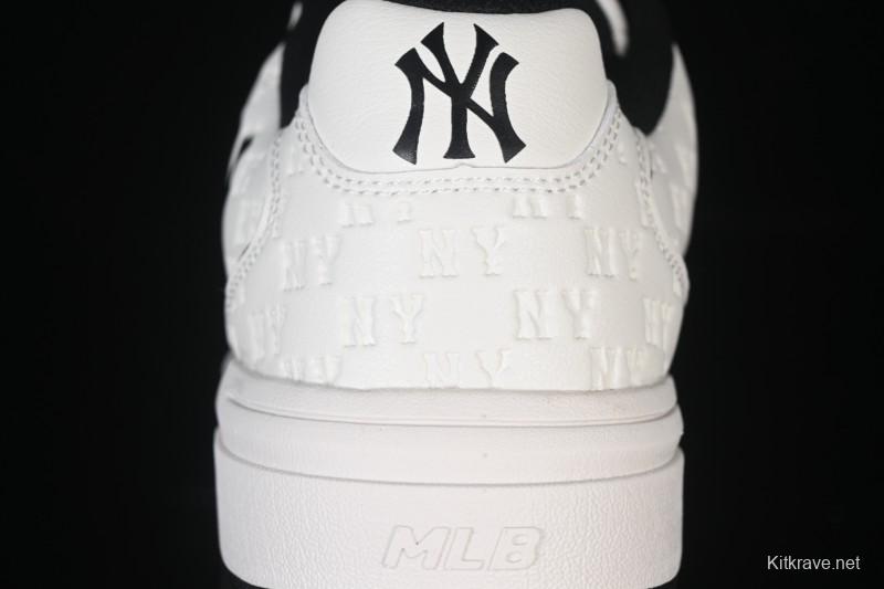 New York Yankees Bigball Chunky Embo Monogram Height Increasing Thick Sole Casual Sneakers - 3ASXE035N50CRL