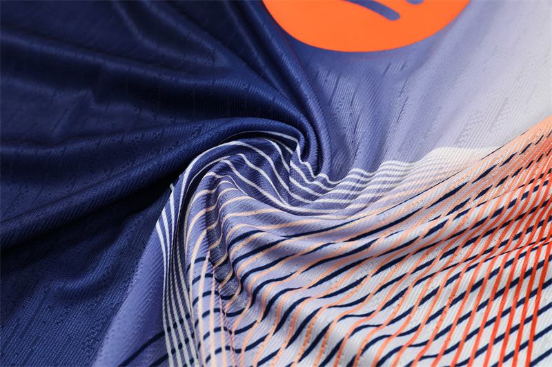 25/26 Barcelona Blue Orange Camouflage T90 Short Sleeve Jersey+Shorts