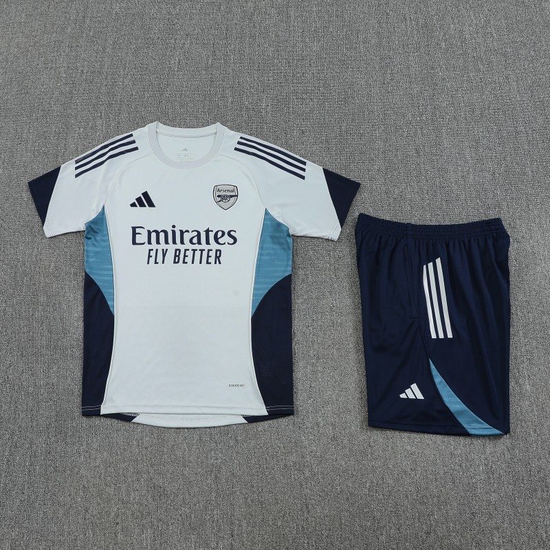 25/26 Real Madrid White Short Sleeve Jersey+Shorts