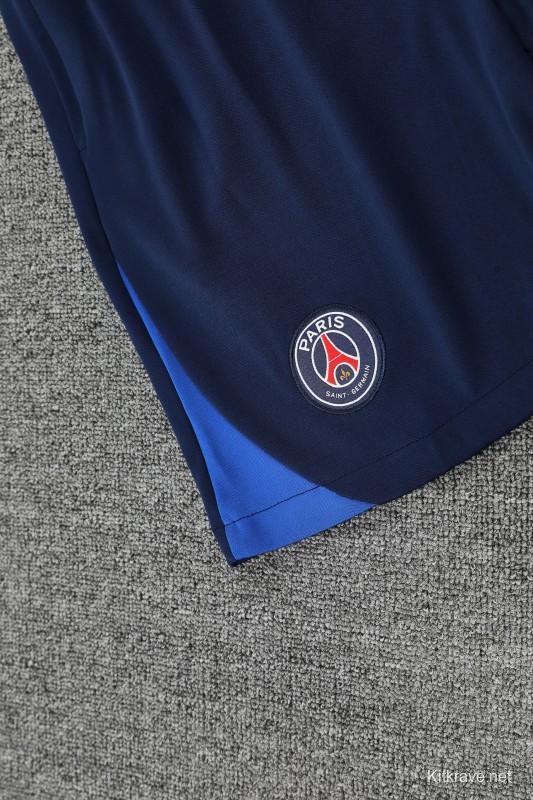 25/26 PSG Red/Blue Vest Jersey+Shorts