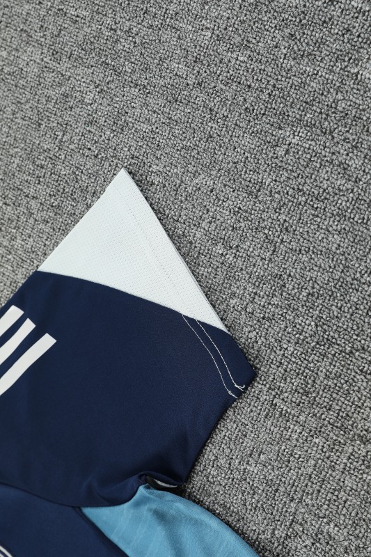 25/26 Real Madrid Navy Short Sleeve Jersey+Shorts