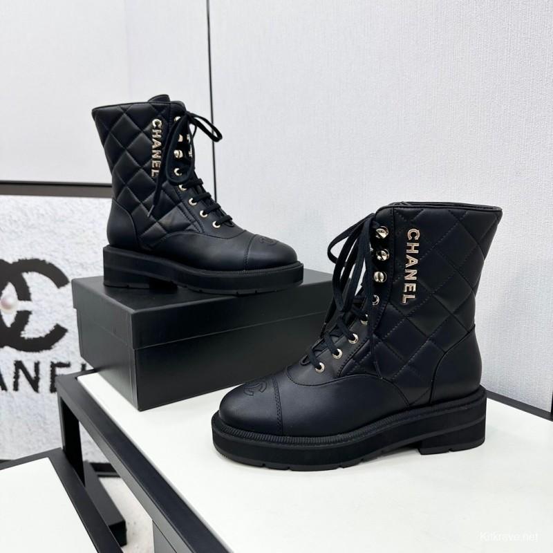 Chanel Fall/Winter Heavy-Duty Boots with Rubber Foam Sole - LY00380/LY00390