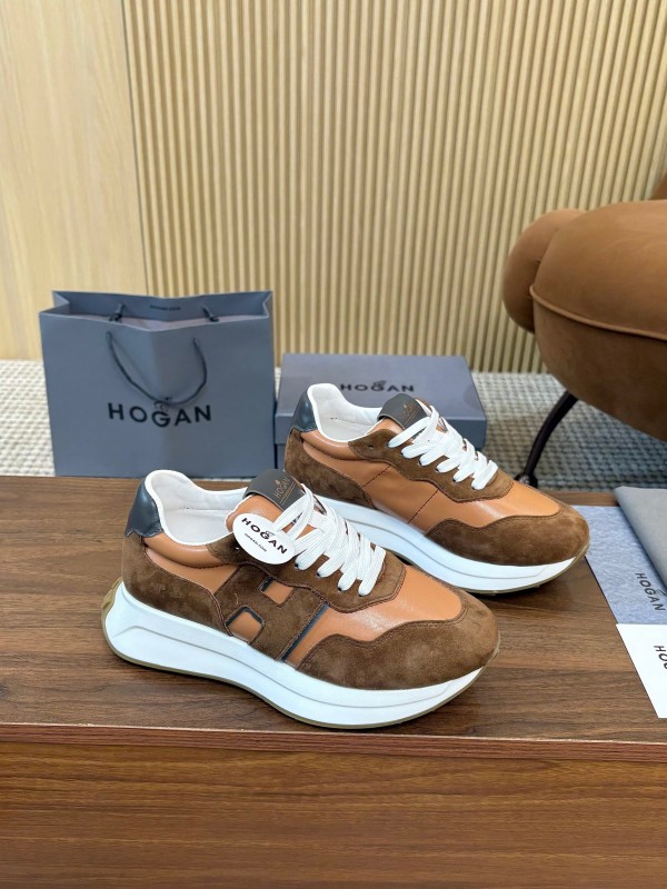 Hogan H-STRIPES Series Couple Thick Sole Dad Shoes Airship Shoes Casual Sports Shoes - AS00350