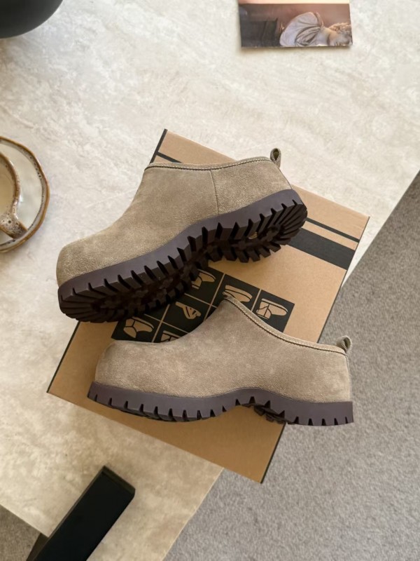UGG Autumn Winter New Potato Wool Slippers with 5cm Inner Height - KFY00240