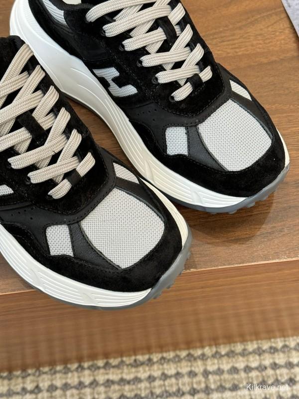 Hogan H-STRIPES Series Couple Thick Sole Dad Shoes Casual Sneakers - LY00370/LY00380