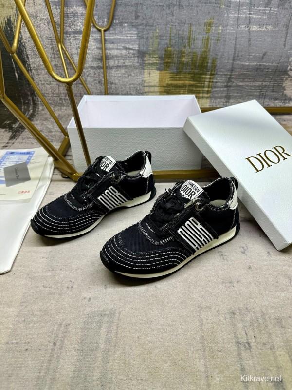 Dior Fall 2025/SS Canvas Sneakers with Fringe Details - LY00270