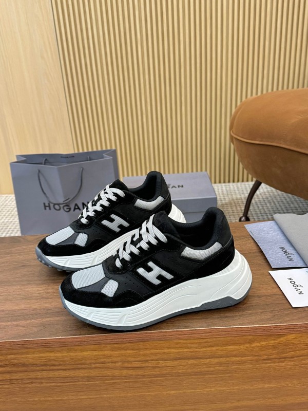 Hogan H-STRIPES Series Couple Thick Sole Dad Shoes Casual Sneakers - LY00370/LY00380