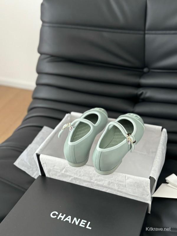 Chanel SS 2025 Runway Mary Jane Flats - LY00