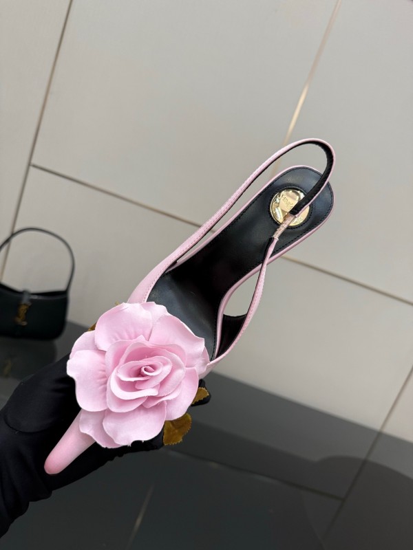 Saint Laurent 25FW Spring Collection Rose Thorn High Heels - KFY00320