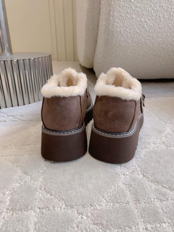 UGG 2025/SS Wool Warm Platform Casual Shoes - AS00300
