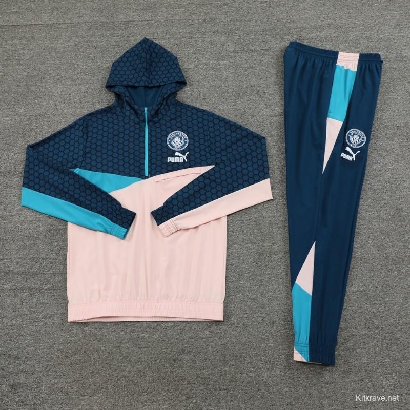 Manchester City Half Zipper Jacket+Long Pants S-2XL