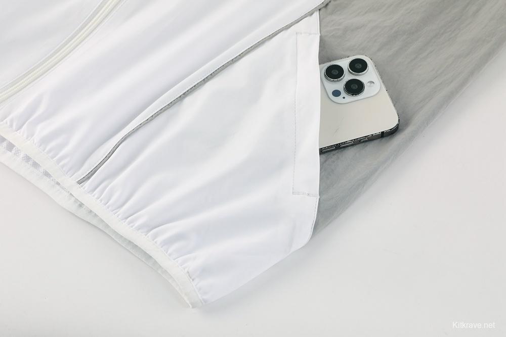 25/26 Real Madrid White Half Zipper Jacket+Long Pants S-3XL