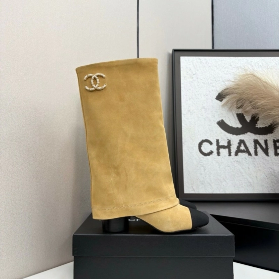 Chanel 2025/SS Small Fragrance Ankle Boots Essential Fall Winter Item - LY00480