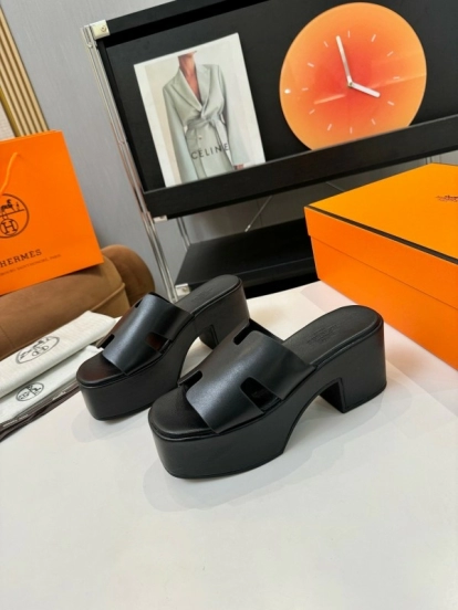 Adidas 2025 SS H Classic Waterproof Platform Wedge Heel Thick Sole Sandals - LY00