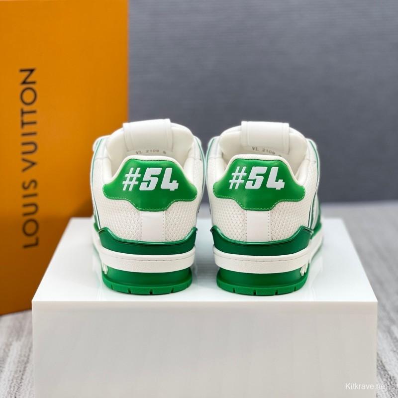 Louis Vuitton Trainer Sneaker Low 2025 SS New Colorway Unisex Casual Basketball Shoes - LY00400
