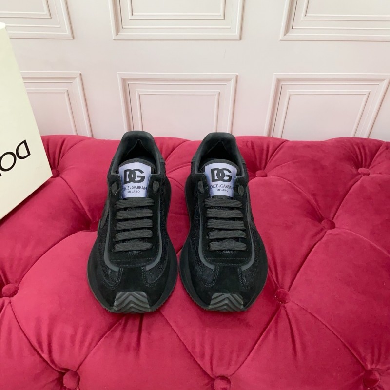 Dolce & Gabbana 2025/SS New Collection Luxury Embroidered Logo Sneakers - AS00300