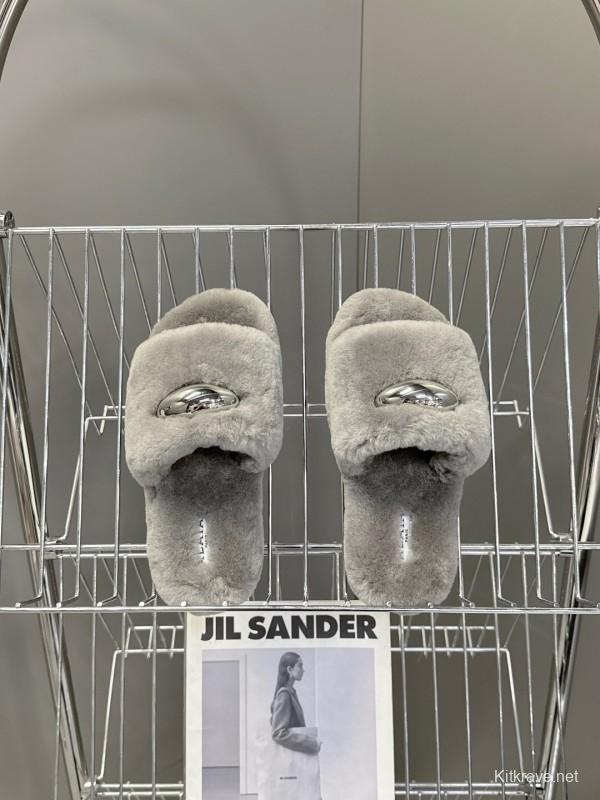 ALAÏA Fall/Winter 2025 Latest Fur Slippers - KFY00230