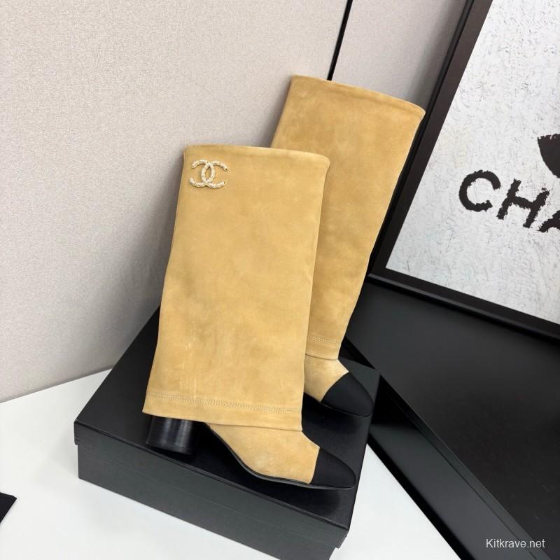 Chanel 2025/SS Small Fragrance Ankle Boots Essential Fall Winter Item - LY00480