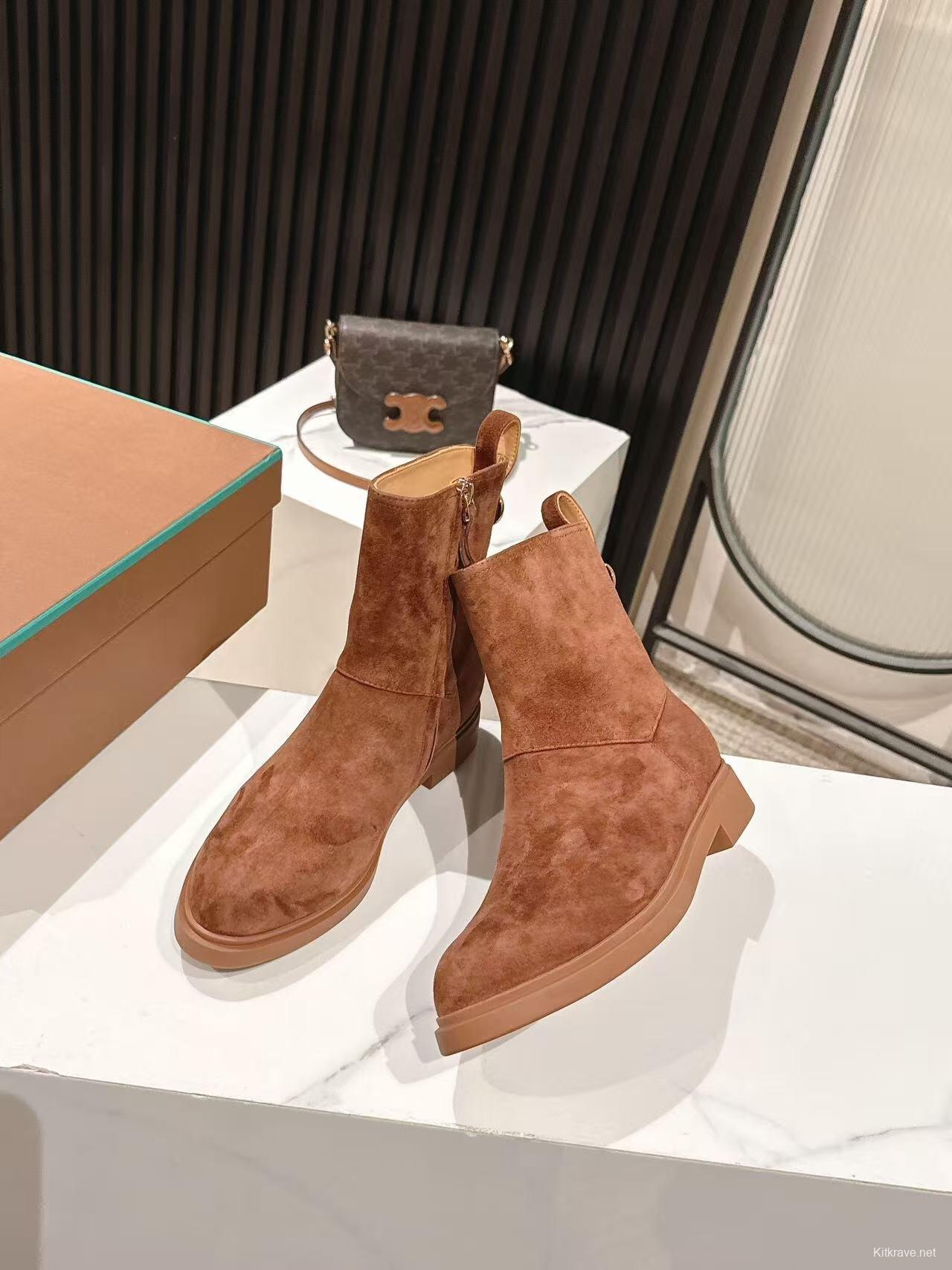 Loro Piana Fall/Winter 2025 Classic Old Money Style Ankle Boots - LY00370/LY00410