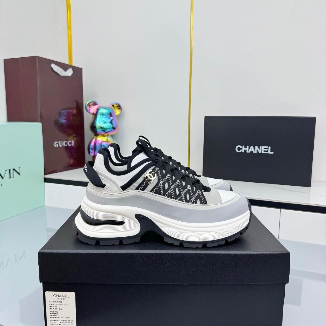 Chanel 2025 SS Panda Sneakers Classic Design Casual Sports Shoes - LY00360