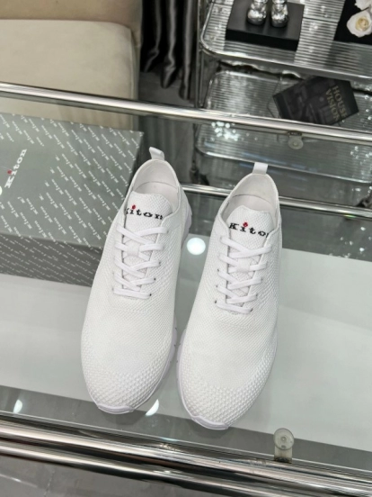 Kiton Four Seasons Classic Casual Knit Shoes - KFY00300