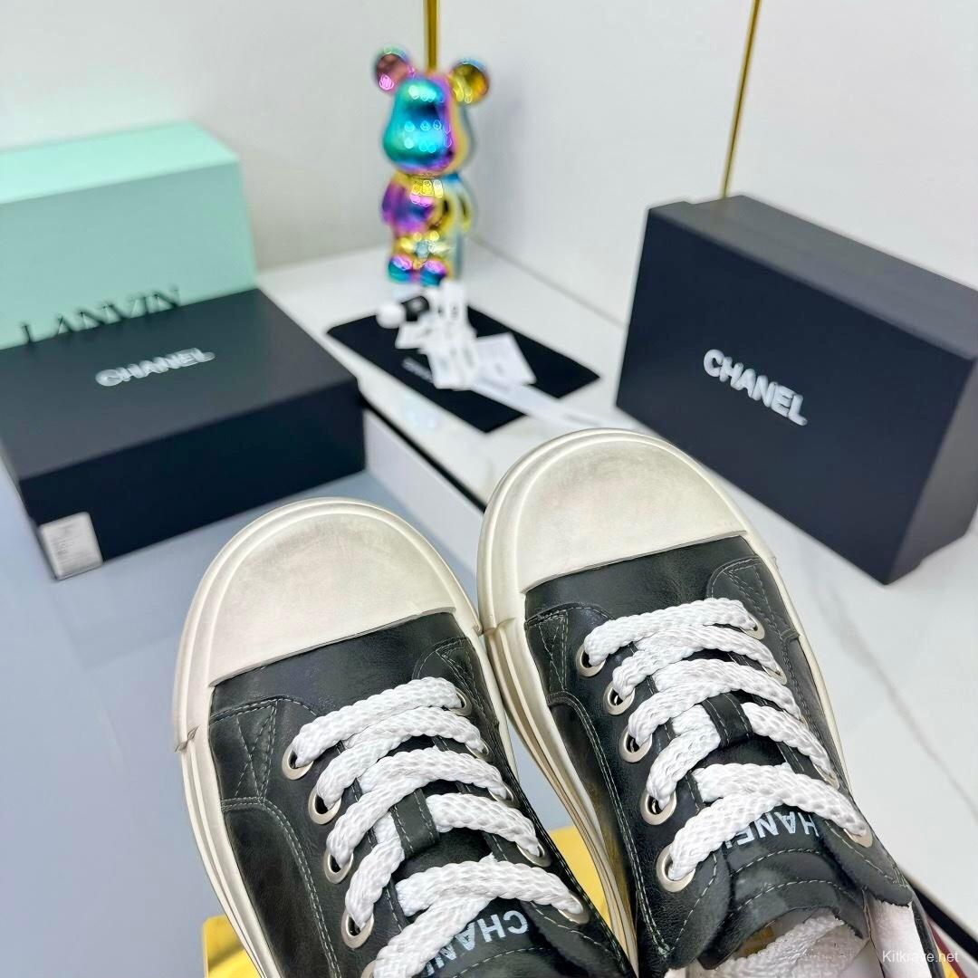 Chanel 2025 SS Panda Casual Sneakers Dirty Style - LY00330