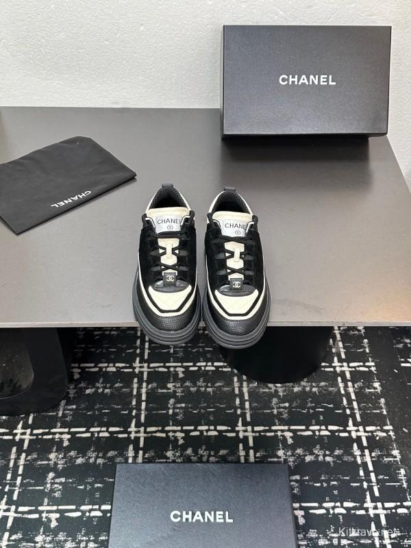 Chanel Spring-Summer 2025 Runway Thick Sole Sneakers - LY00320