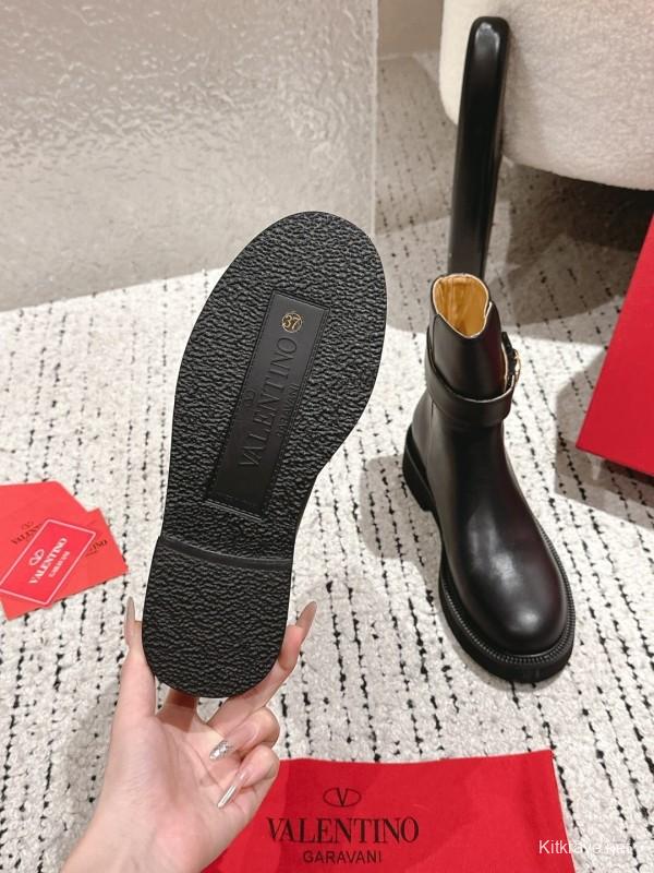 Valentino 2025 SS Collection Metal Element Short Boots - LY00330