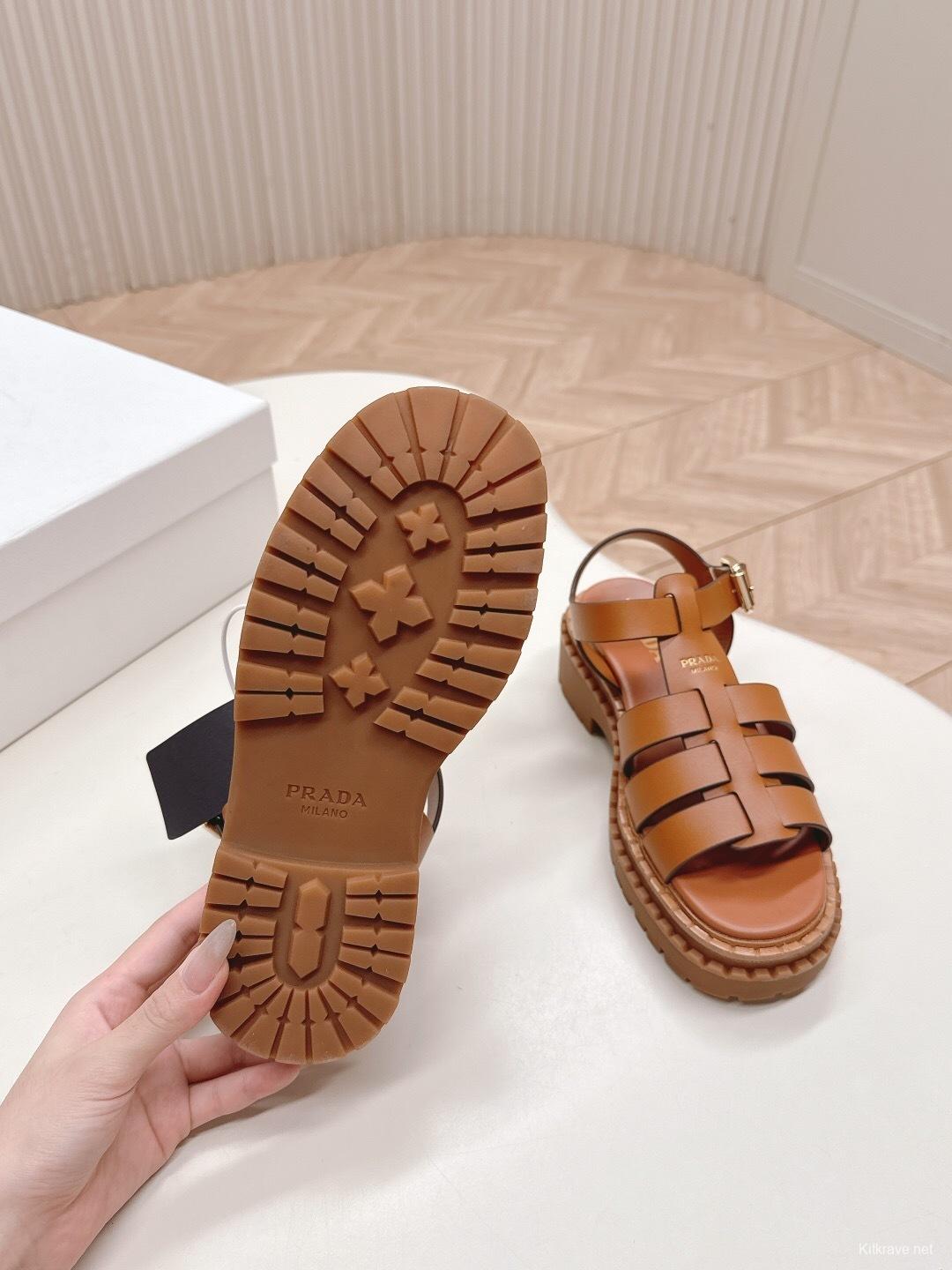 Prada Spring Summer 2025 Low-Top Sandals Roman Platform - LY00290