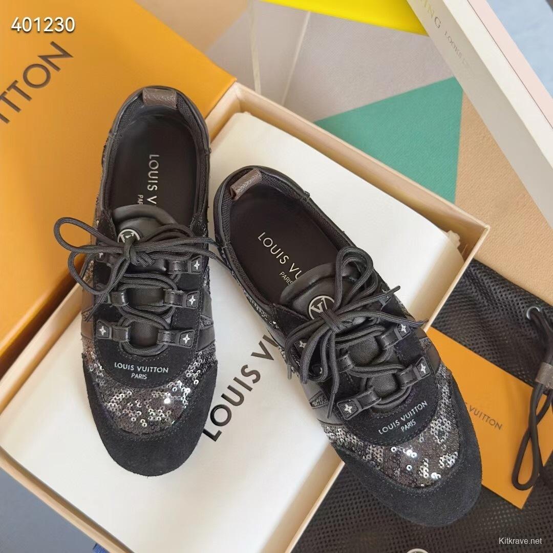 Louis Vuitton SNEAKERINA Ballet Sneakers Couple Edition with Chip - AS00350