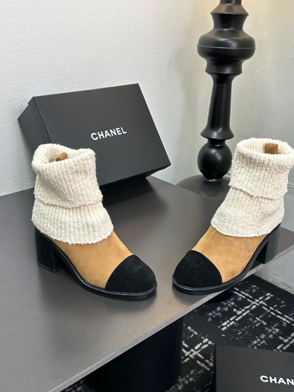 Chanel 2025 SS Short Boots Essential Fall Winter Item - LY00260