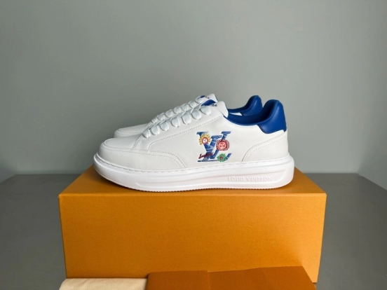 Lv Beverly Hills Low-Top Fashion Sneakers Unisex Couple Edition - YC