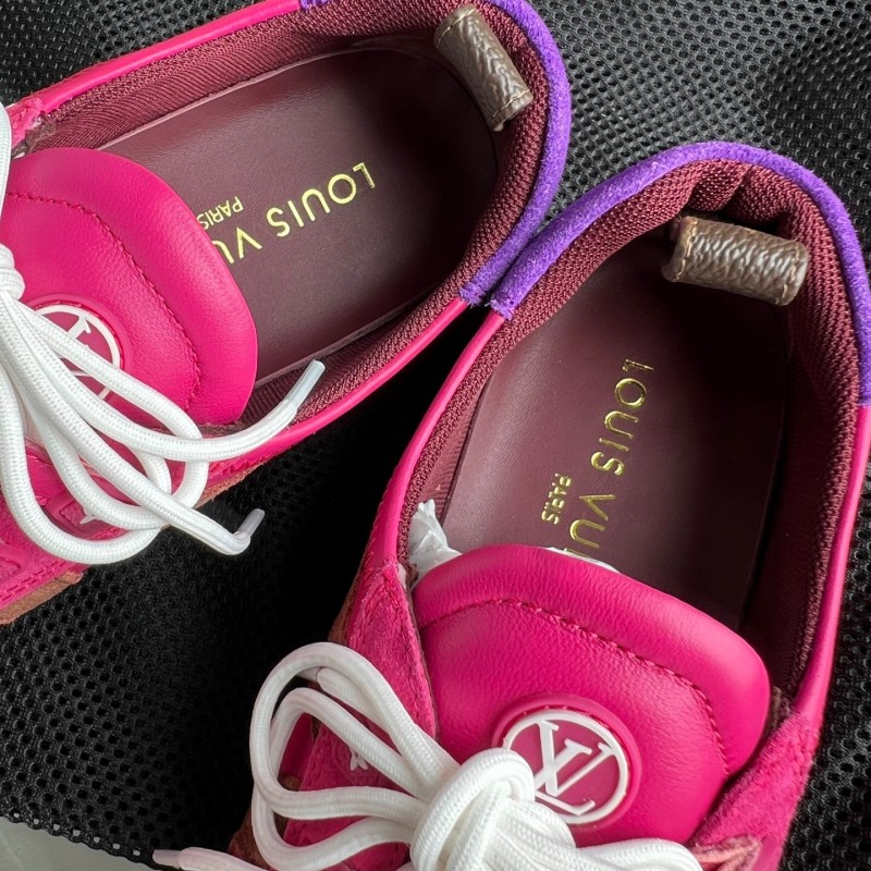 Lv Sneakerina 2025 SS Ballet Round Toe Lace-Up Low Top Lifestyle Casual Shoes - YC