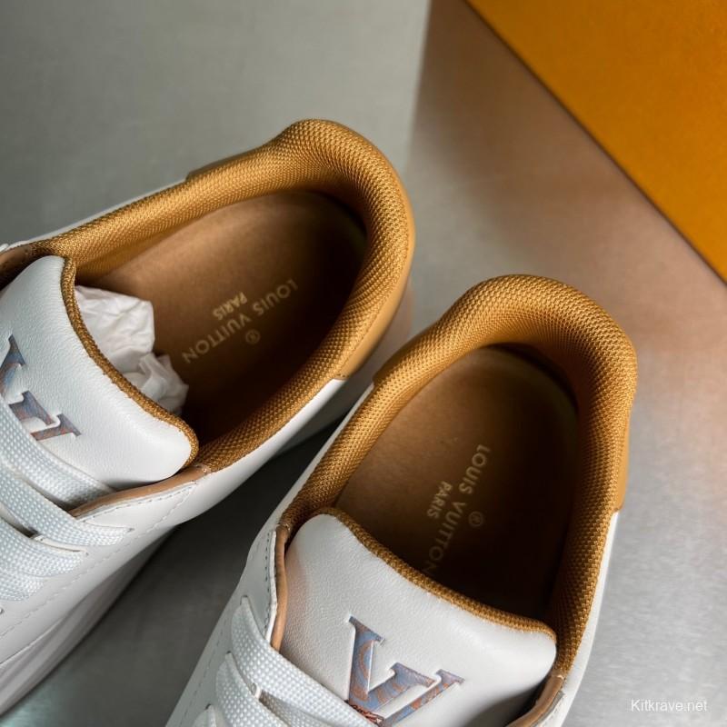 Louis Vuitton Beverly Hills Low-Top Fashion Sneakers Unisex Couple Style - YC