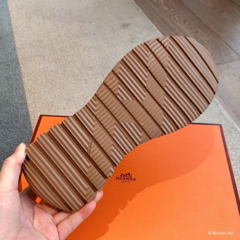 H Boot-Type Chelsea Boots with British Color Blocking Design - AS00380