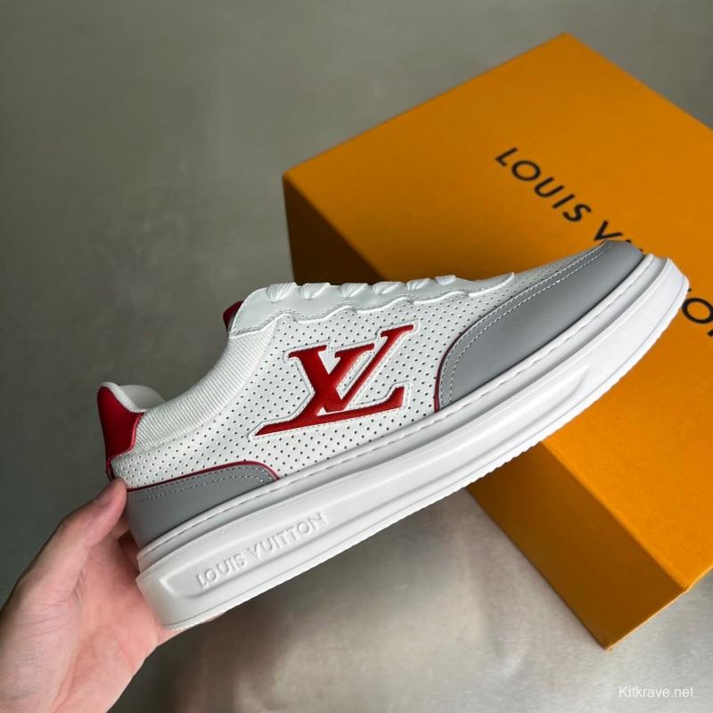 Lv Beverly Hills Low-Top Fashion Sneakers Men's Shoes - YC