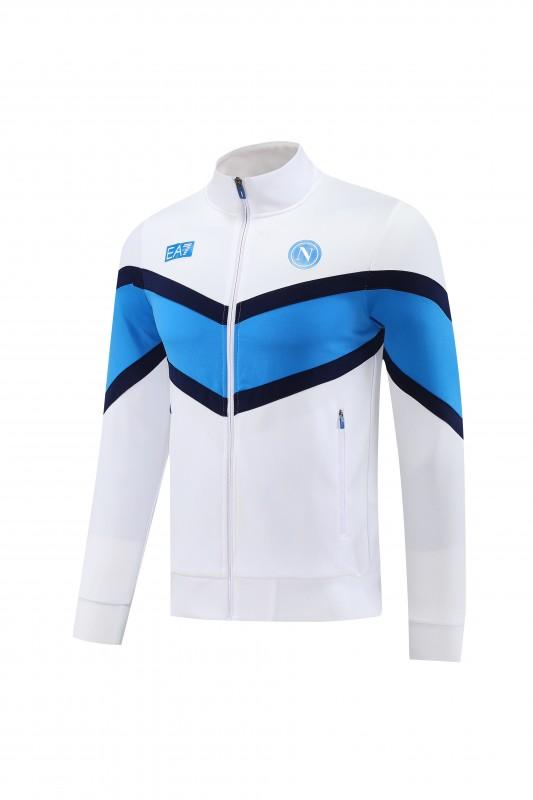 25/26 Napoli White Full Zipper Jacket+Long Pants