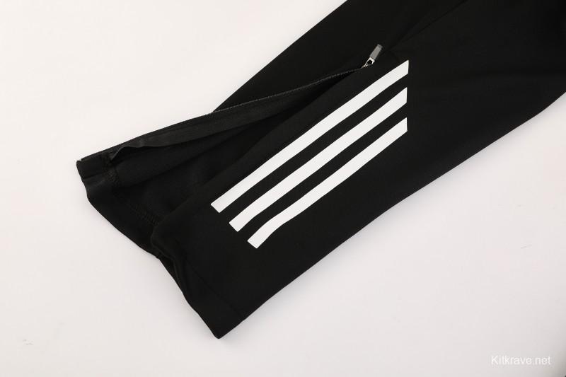 2025 Adidas Grey Full Zipper Jacket+Long Pants