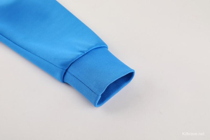 25/26 Napoli Blue/Black Full Zipper Jacket+Long Pants