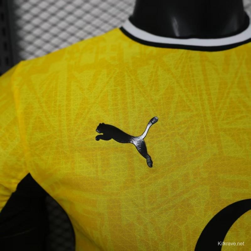 25/26 Player Version Borussia Dortmund Yellow with Black Trim Cup Jersey