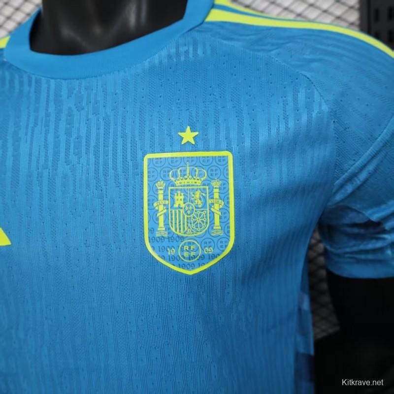 2026 Player Version Spain Away Blue Jersey
